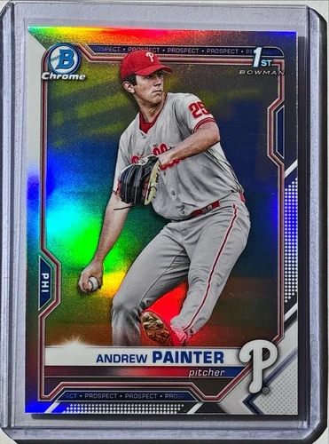 2021 Andrew Painter Bowman Chrome Draft Refractor 1st BDC10 MLB Phillies