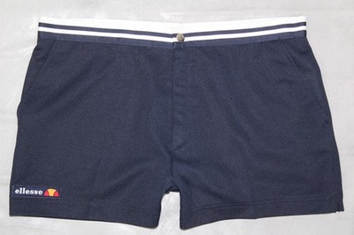 ELLESSE 80'S VINTAGE TORTORETO  TENNIS SHORTS,RETRO,SIZE:LARGE