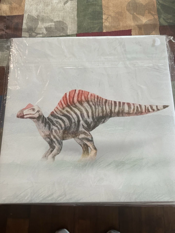 Conjunto de 3 estampas de lona de dinossauro novas - Imagem 4 de 4