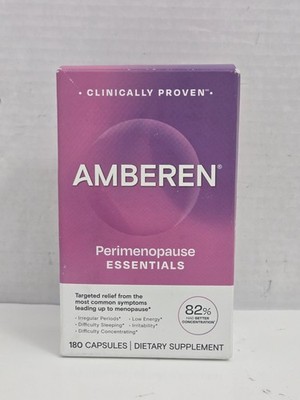 Perimenopause Essentials 180 Capsules Multi-Symptom Relief Vitamin B E Exp 1/27