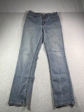 Levi Strauss Signature Jeans Women's Stretch Mid Rise Straight Misses 12 Long