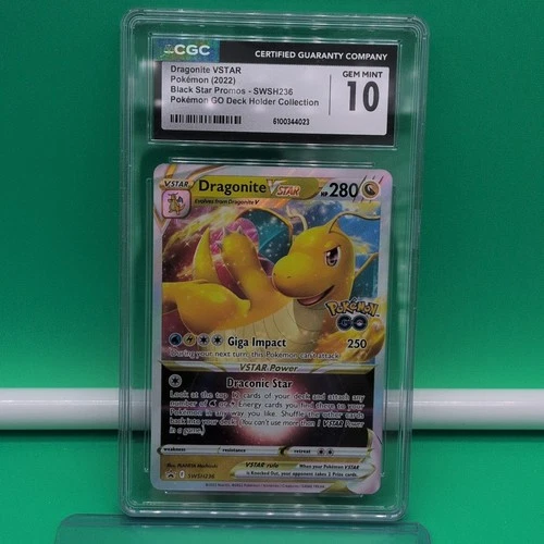 Pokémon Dragonite VSTAR SWSH236 Promo Holo Sword & Shield CGC 10 PSA BGS TAG