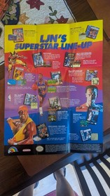 LJN Nintendo NES WWF Super WrestleMania Videogioco Poster Promozionale 16x12"