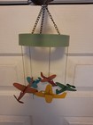 Airplane Wind Chime Vintage 70s 80s Metal Airplanes 
