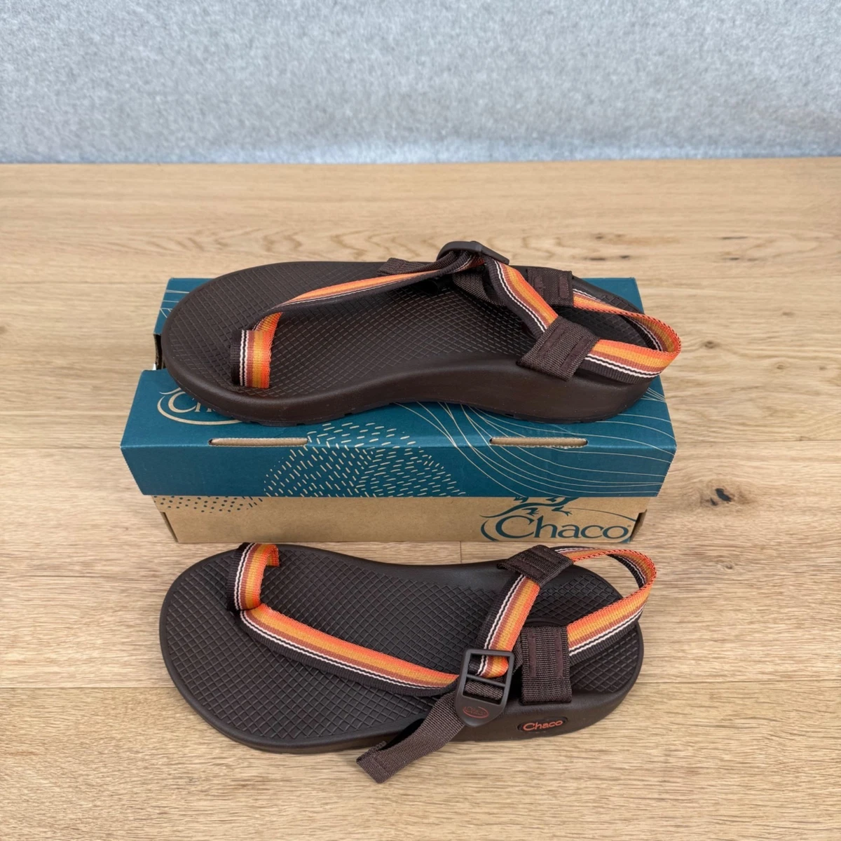 Chaco Brown Striped Sandals for Men for sale | eBay display picture 2