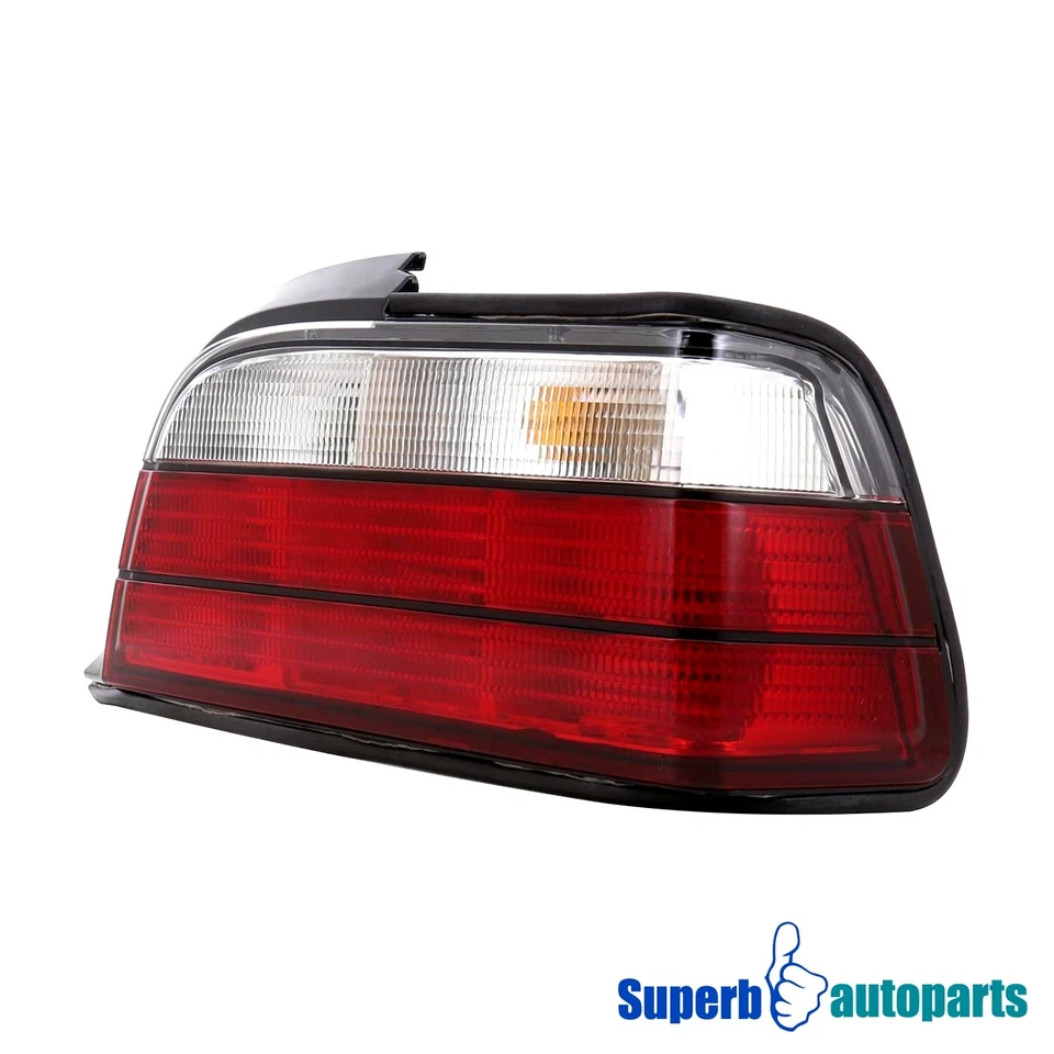 Fits 1992-1998 BMW E36 3-Series 2Dr Red Tail Lights Brake Lamps Left+Right Foto 3 de 4