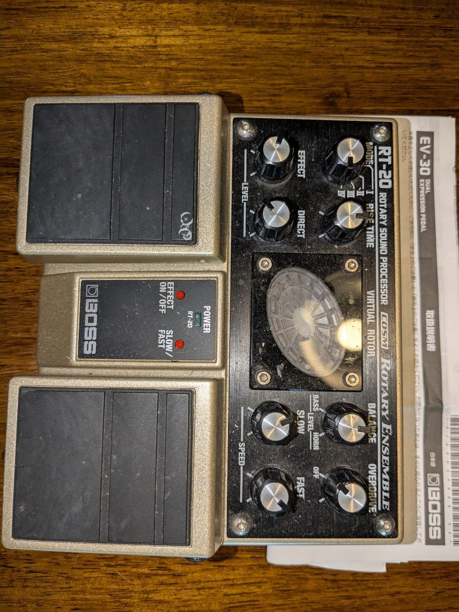 【レア・稀少】BOSS RT-20 ロータリーサウンドプロセッサー RT20 レア・稀少】BOSS RT-20 ロータリーサウンドプロセッサー RT20