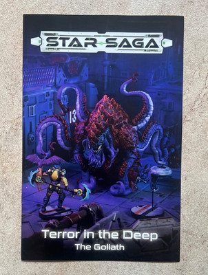 Mantic STAR SAGA Expansion - Terror in the Deep - The Goliath - mit Figur