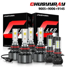 For Toyota Corolla 2005 2006 2007 2008 LED Headlights+Fog Lights Bulbs