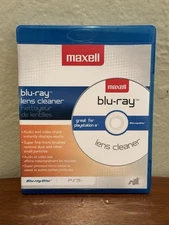 Maxell BR-LC Blu-Ray / DVD Lens Cleaner for PS3 XBOX 360 DVD Players  #190054