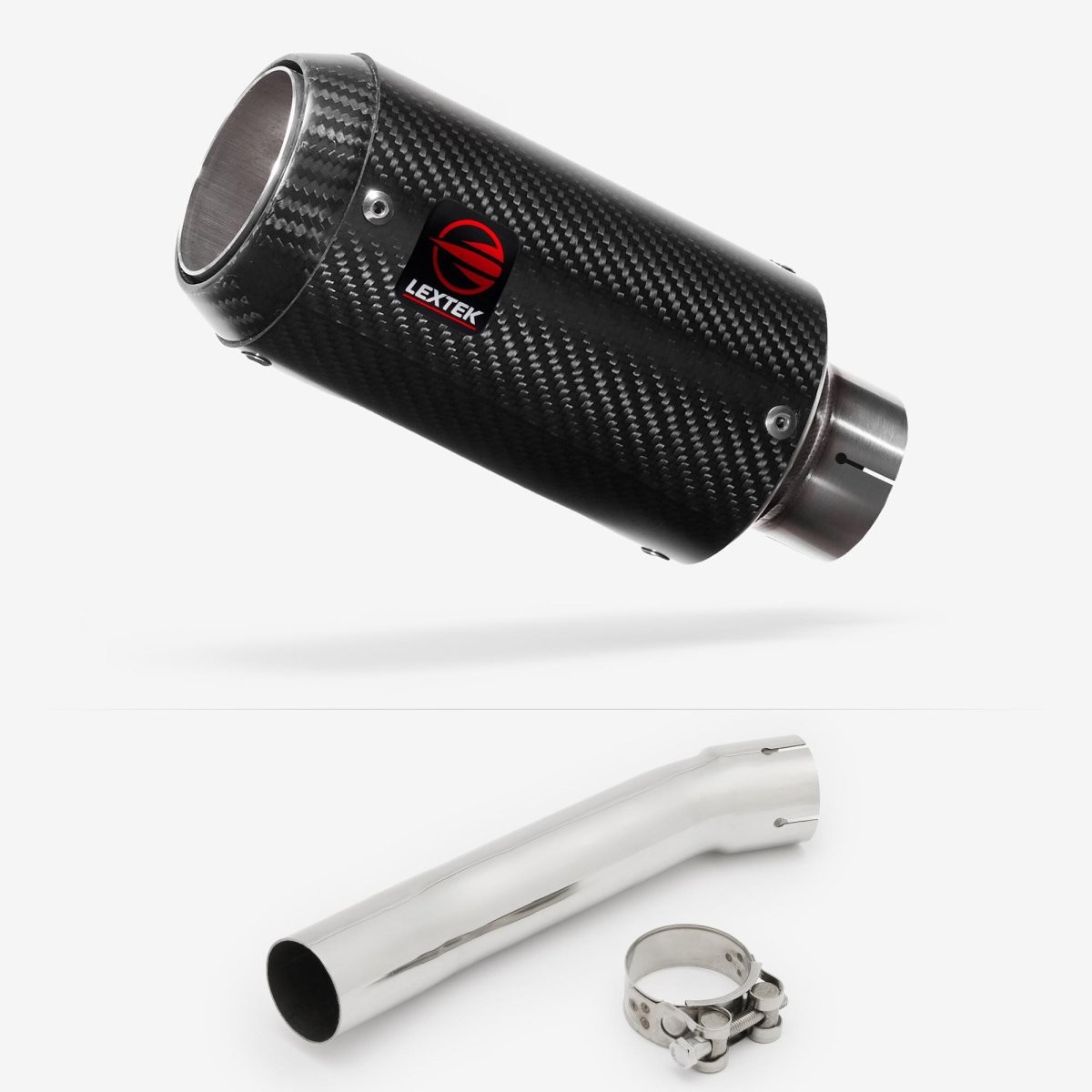 Lextek Slip-on Stainless Steel 150mm Exhaust for Suzuki SV650 99-02