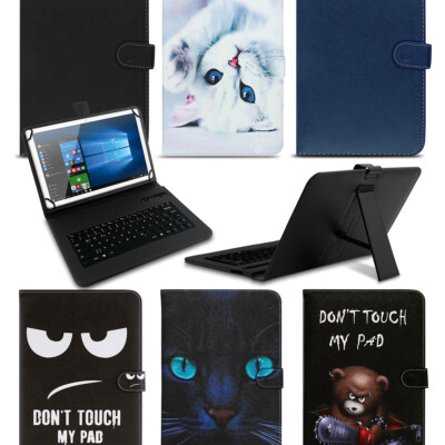 Hülle + Tastatur für Tabwee Tablet T90 / W90 Tasche Bluetooth QWERTZ Schutzhülle