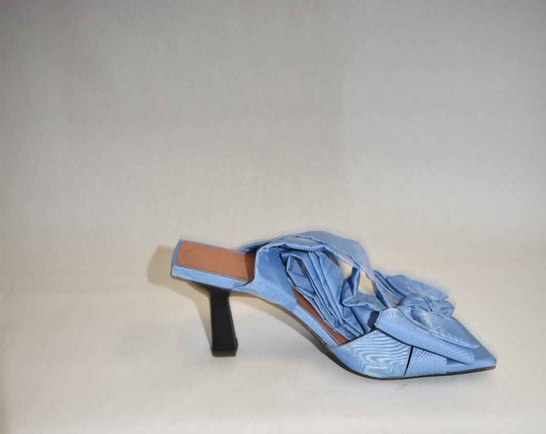 【新品】【GANNI/ガニー】Multi Bow Mid Heel Sandal Bow-trimmed lace-up sandals in black - Ganni | Mytheresa