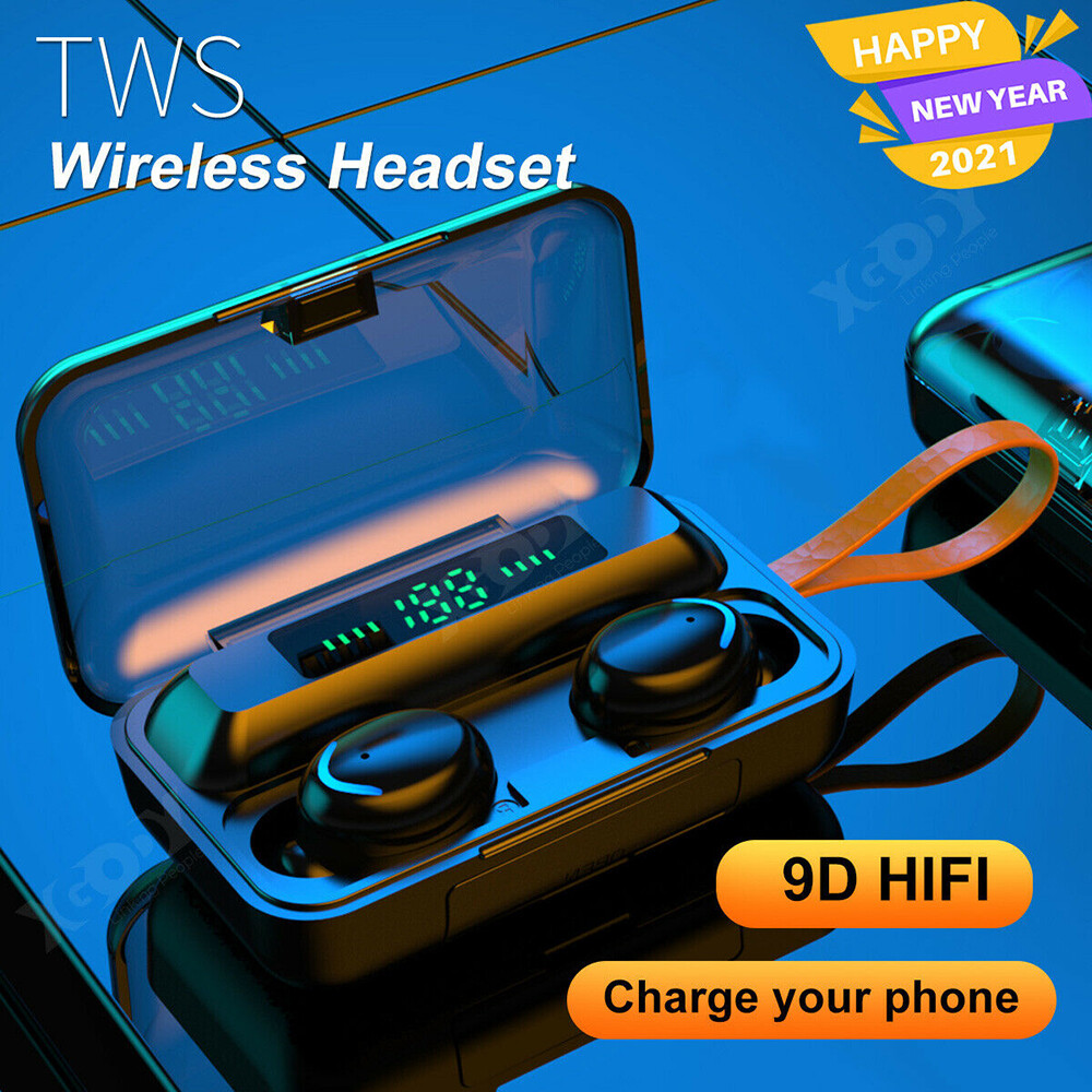 Bluetooth Earbuds for Samsung Android Iphone Wireless Headphone IPX7 Waterproof-image