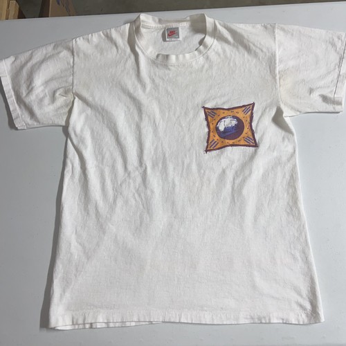 Vintage Nike Beach Volleyball Just Do It Single Stitch T-Shirt Sz M Front & Back - Picture 3 of 14