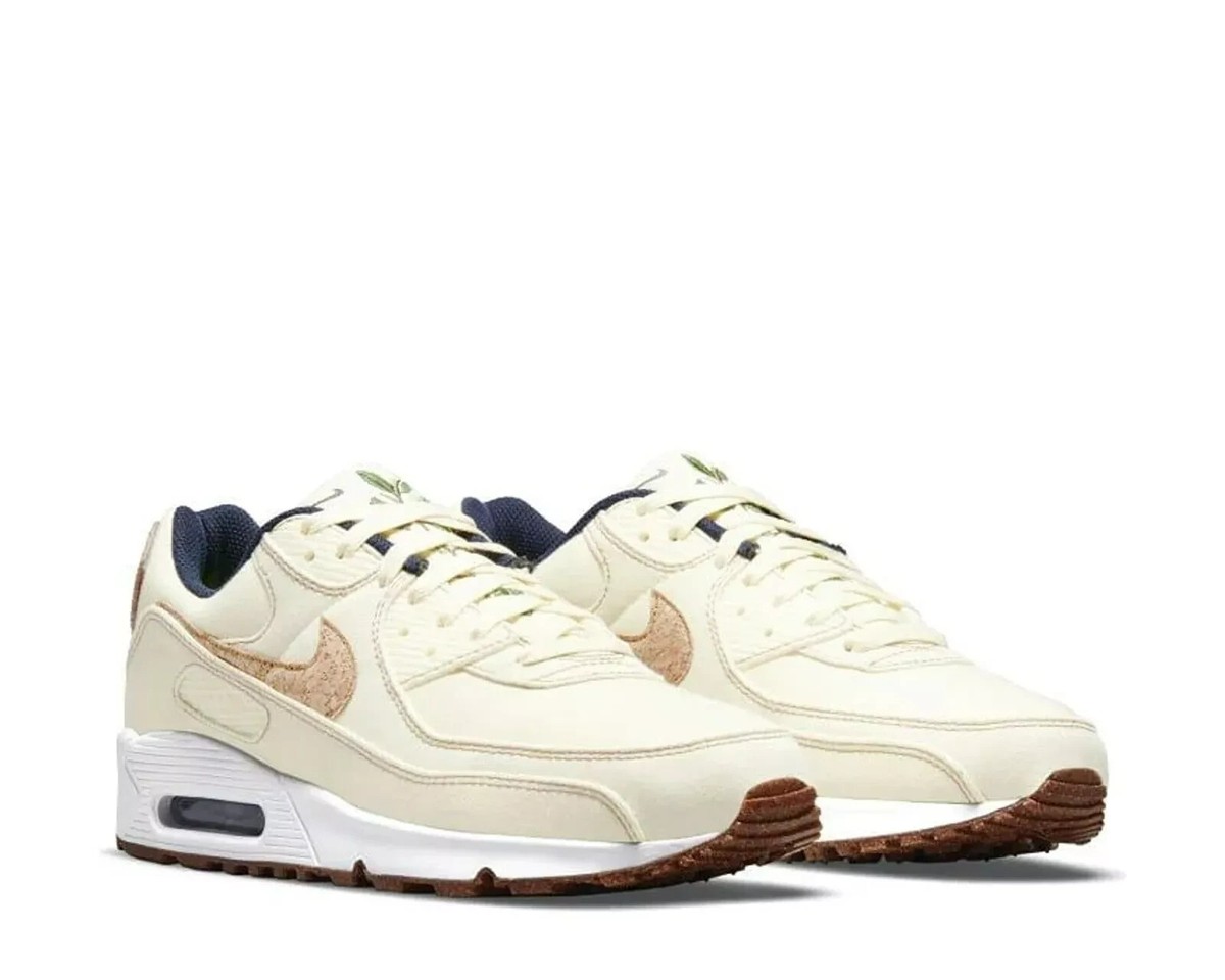 Nike Air Max 90 SE Cork Coconut Milk Wheat Obsidian White 1 95 97 