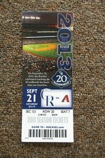 COLORADO ROCKIES VS DIAMONDBACKS 9/21/2013 FULL TICKET ~ MATT DAVIDSON HR