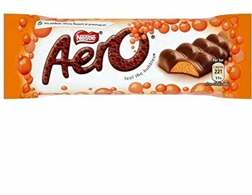Nestles Aero Orange Chocolate 100g - UK Chocolate Candy. - Bild 1 von 1