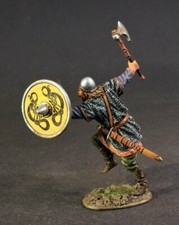VIK-15A Viking Warrior Charging with Axe - John Jenkins Designs Toy Soldiers