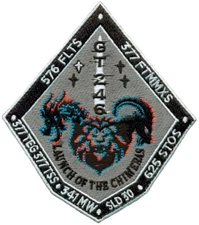USAF 576th FLIGHT TEST SQUADRON – GLORY TRIP 246GM PATCH