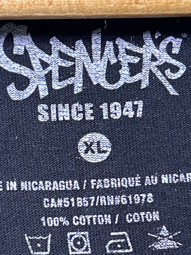 Camiseta gráfica Spencers 420 negra talla XL tuya vs mina humo - Imagen 5 de 8
