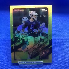 73/99 GRAEME HOSSACK Yellow Foil Parallel Topps 2021 Lacrosse 1st Edition