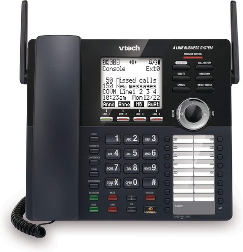 VTech AM18447 Main Console 4-Line Expandable Small Business Office Phone System - Picture 2 of 6