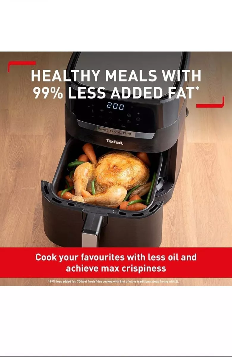 Tefal Easy Fry Precision 2-in-1 Digital Air Fryer and Grill 4.2 Litre  Capacity 8