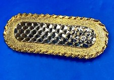 Formal Silver And Gold Color Retro Wide Vintage Belt Buckle