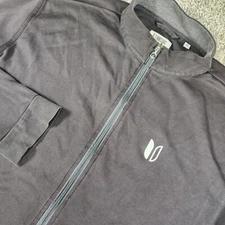 Linksoul Jacket Mens XL Black 4 way Stretch Full Zip Luxury Performance Golf