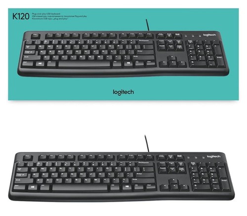 Logitech K120 Wired Full-Size Keyboard – Spill-Resistant, Quiet Typing - Picture 9 of 9