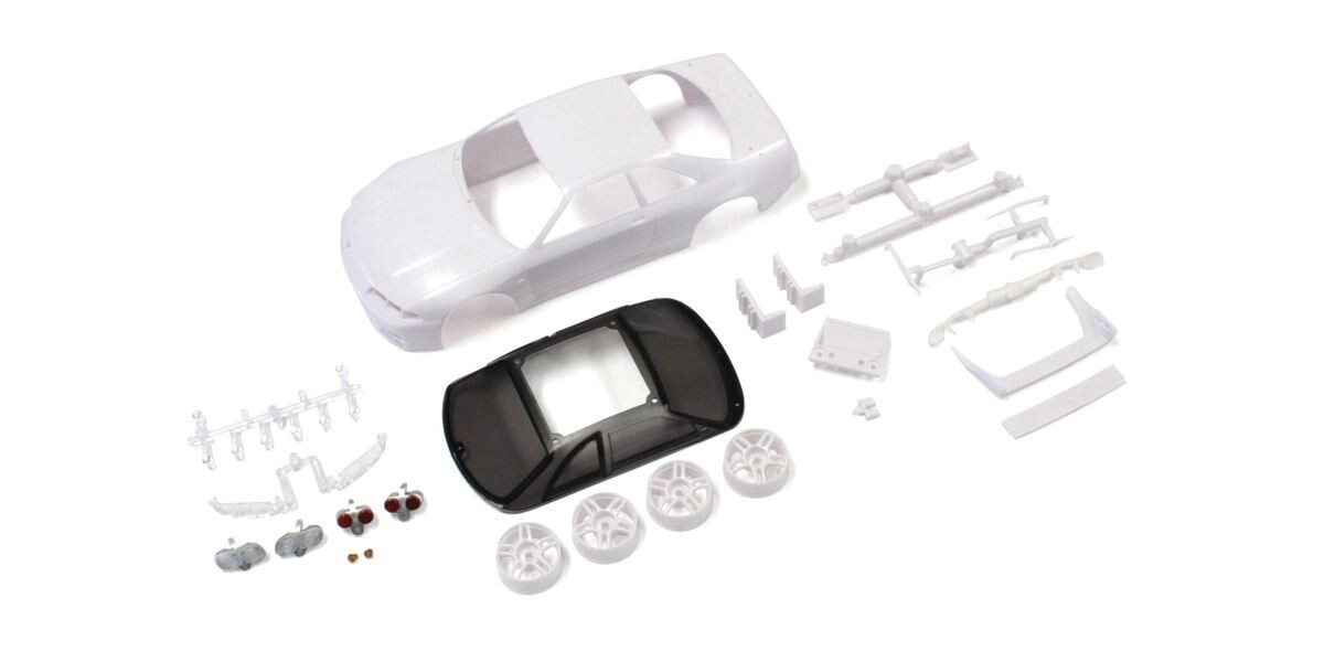Kouji Makino② Kyosho MINI-Z Body NISSAN SKYLINE GT-R V-Spec(R33) White
