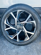 Used 18-22 18" Genuine Wheel Rim W/ Tire For Toyota CHR C-HR Dunlop Cap