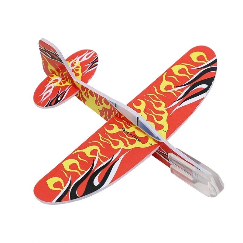 20pcs Hand Throw Flying Glider Planes Mini DIY Foam Airplane Game