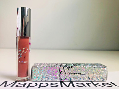 NIB MAC Patrick Starrr Lipglass in MAMASTARRR (Midtone Neutral Pink) 3.1ml/.1oz