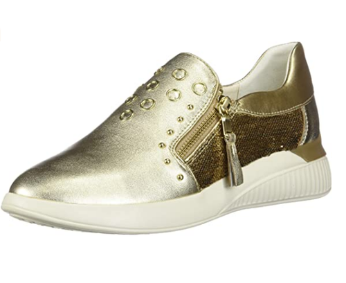 Geox Women\u0026#039;s D Theragon D Low-Top Fashion Sneakers, Gold | eBay