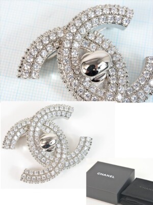 【人気！CCマーク】CHANEL ブローチ Brooch シルバー シトラス 119982.jpg