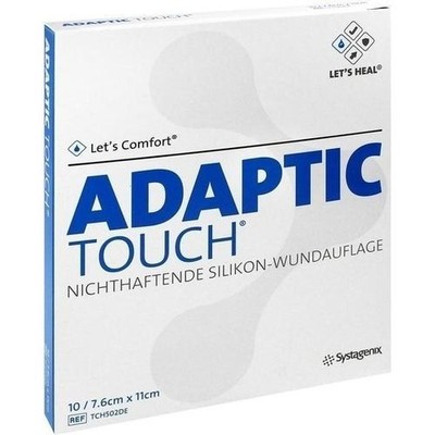 ADAPTIC Touch 7,6x11cm Non Adher.Sil.D.Wundgaze 10St Wundgaze PZN 6579900