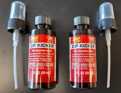 2 x Zap Zip Kicker Pumpspray 2 Unzen Sekundenkleber Aktivator # PT715