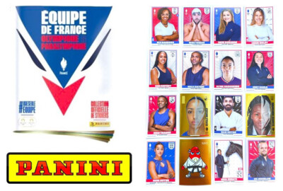 PANINI JO Paris 2024, Set mit 15 Aufklebern zur Auswahl - Team Frankreich Olympique