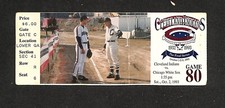 OCTOBER 2, 1993 CHICAGO WHITE SOX @ CLEVELAND INDIANS TICKET , FINAL SERIES