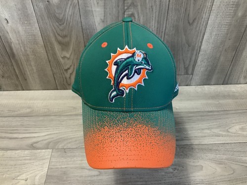 Miami Dolphins Hat Reebok NFL Team Apparel On Field Green/Orange L/XL - Picture 7 of 10