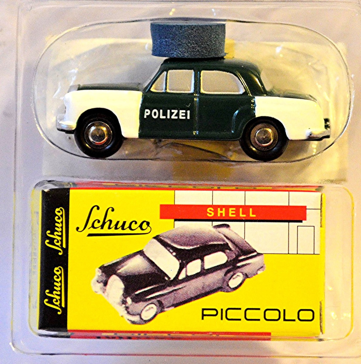 Mercedes Benz 180 Ponton Polizei 1:90 Schuco Piccolo 01653