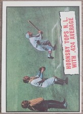 1961 Topps Roger Hornsby HOF EX++ #404 Cardinals Cubs