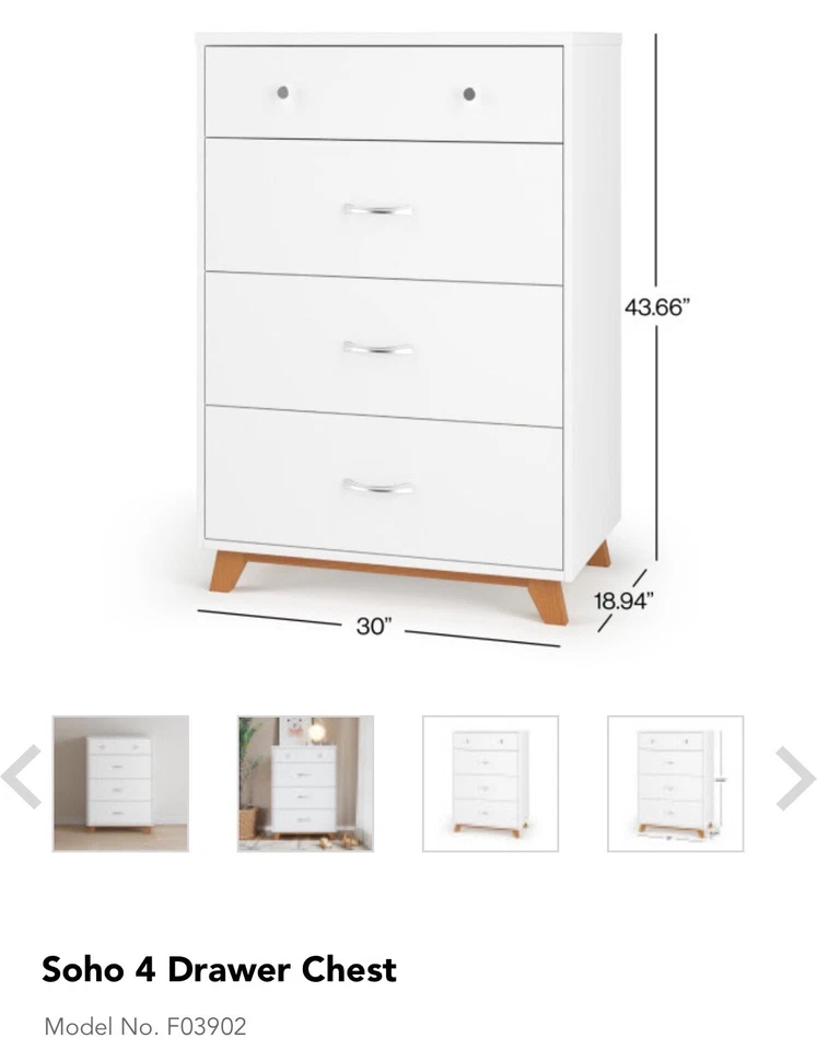 Conjunto de cômoda Childcraft Soho - Imagem 4 de 4