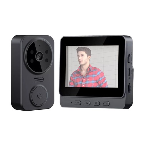 Video Door Bell WiFi Phone Intercom System with Monitor Doorbell Camera Wireless - Picture 14 of 16