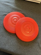 Vintage Wham-o Frisbee Horseshoe Game Frisbee 57 Grams 8" in Diameter - PAIR