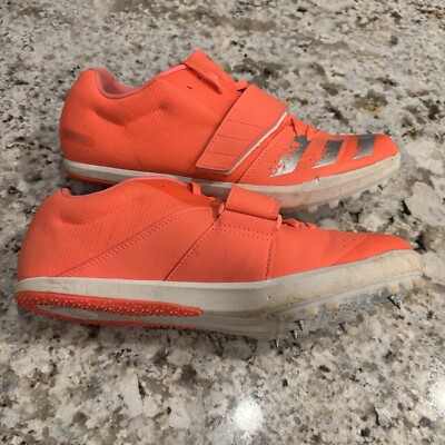 adidas Jumpstar Pole Long Triple Jump Track Spikes Men s Size 10 Coral Orange