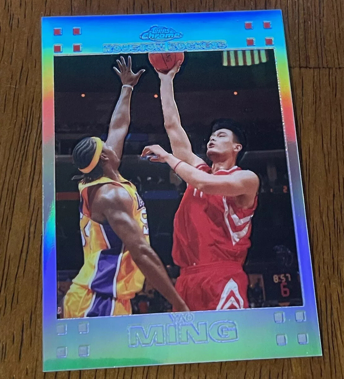 2007-08 Topps Chrome #11 Yao Ming Silver Refractor /999