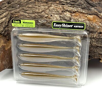 Keitech 5 - Easy Shiner Wakasagi 5 Stück 12,5cm 11g 5'' Gummifisch Gummiköder